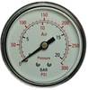 Aerotec Manomètre 9414582 Raccordement (manomètre): à l'arrière Filetage extérieur 1/4" 1 pc(s)