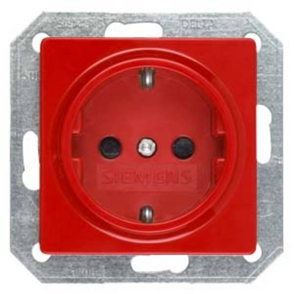 Siemens Gamme d'interrupteurs   Prise 2P+T Delta blanc 5UB1522 1 pc(s)