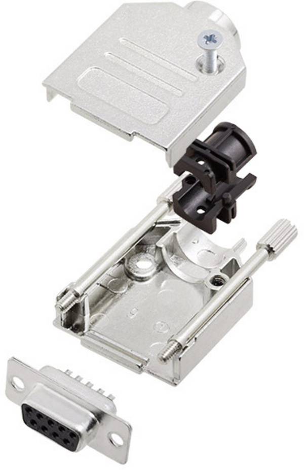 Amphenol  L17DTZK09+L77SDE09S Kit embase SUB-D femelle 180 ° Nombre de pôles: 9 fût à souder 1 pc(s)