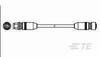 TE Connectivity 2273115-4 Câble de raccordement M12 mâle, droit, femelle, droit 1.50 m Nombre de pôles: 8 1 pc(s)