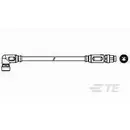 TE Connectivity 2273124-4 Câble de raccordement M8 femelle, coudé, mâle, droit 1.50 m Nombre de pôles: 3 1 pc(s)