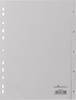 Durable 6505 Répertoire DIN A4 1-5 polypropylène gris 5 onglets onglets imprimés 650510
