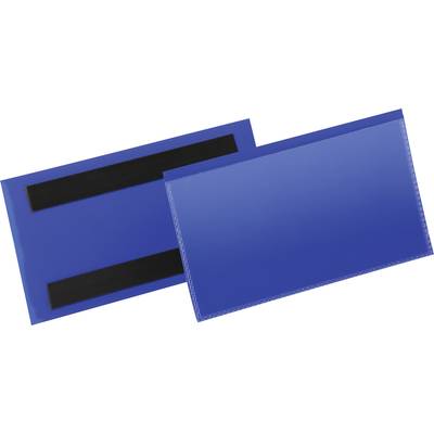Durable Pochette pour étiquette aimantée 174207 bleu 150 mm x 76 mm 