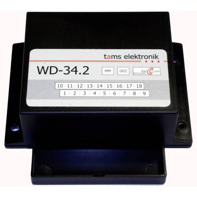 TAMS Elektronik 43-02358-01-C Boîtier accessoire pour décodeur d'aiguillage WD-34.2
