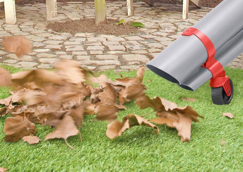 SKIL 0792 électrique F0150792AA Souffleur, Broyeur, Aspirateur sur roulettes, avec harnais 230 V-4