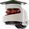 TOOLCRAFT TO-5137962 Roulette pivotante réglable 50 mm avec plaque de fixation Capacité de charge (max.): 250 kg