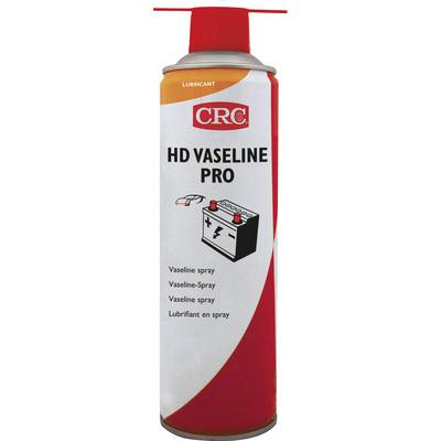 Bombe aérosol portant l'inscription 'HD Vaseline Pro' avec un symbole de batterie. Le produit est un lubrifiant en spray destiné aux applications techniques.