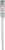 Un câble Ethernet blanc avec une fiche RJ45, utilisé pour les connexions réseau.