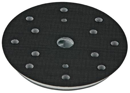Papier de verre rond avec plusieurs trous répartis uniformément, adapté à l'utilisation avec une ponceuse excentrique.