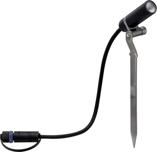 Paulmann Plantini 94154 Système d'éclairage Plug&Shine kit de démarrage pour projecteur de jardin à LED jeu de 3 LED 7.5 W anthracite