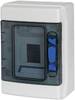 Eaton 174221 IKA-1/4-ST Coffret de distribution montage apparent (en saillie) Nombre de divisions = 4 Nbr de rangées = 1 Contenu 1 pc(s)