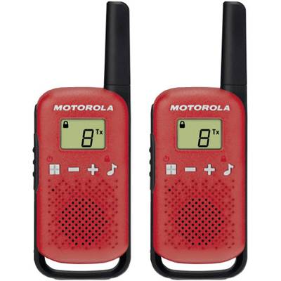 Talkie-walkie PMR Motorola Solutions neu TALKABOUT T42 rot jeu de 2