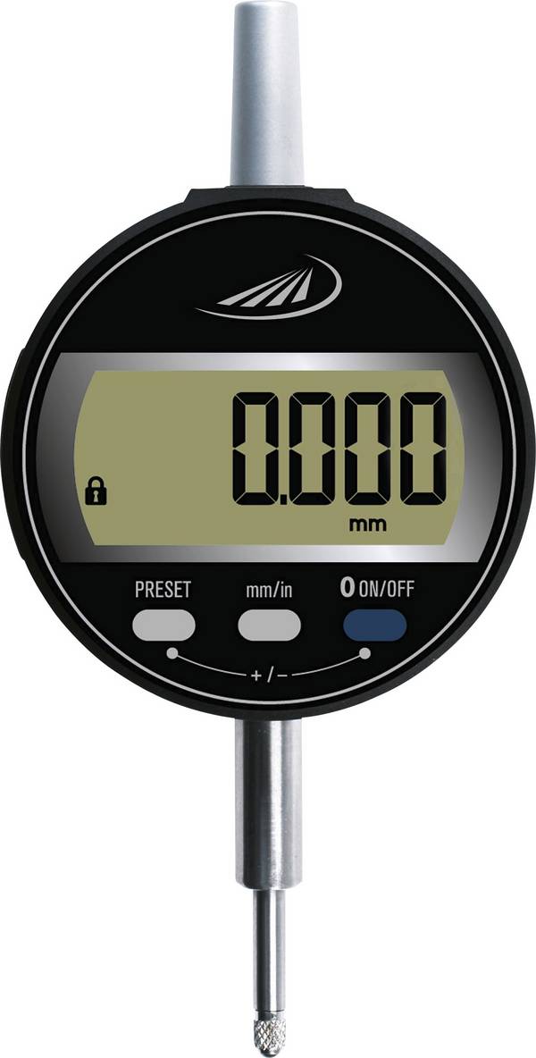 HELIOS PREISSER  1724502 Comparateur  (Ø) 58 mm avec afficheur numérique 12.5 mm Lecture: 0.001 mm