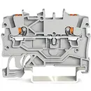 WAGO 2200-1201 Borne de passage 3.50 mm Push-In gris 100 pc(s) Piece