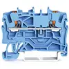 WAGO 2202-1204 Borne de passage 5.20 mm Push-In bleu 100 pc(s) Piece