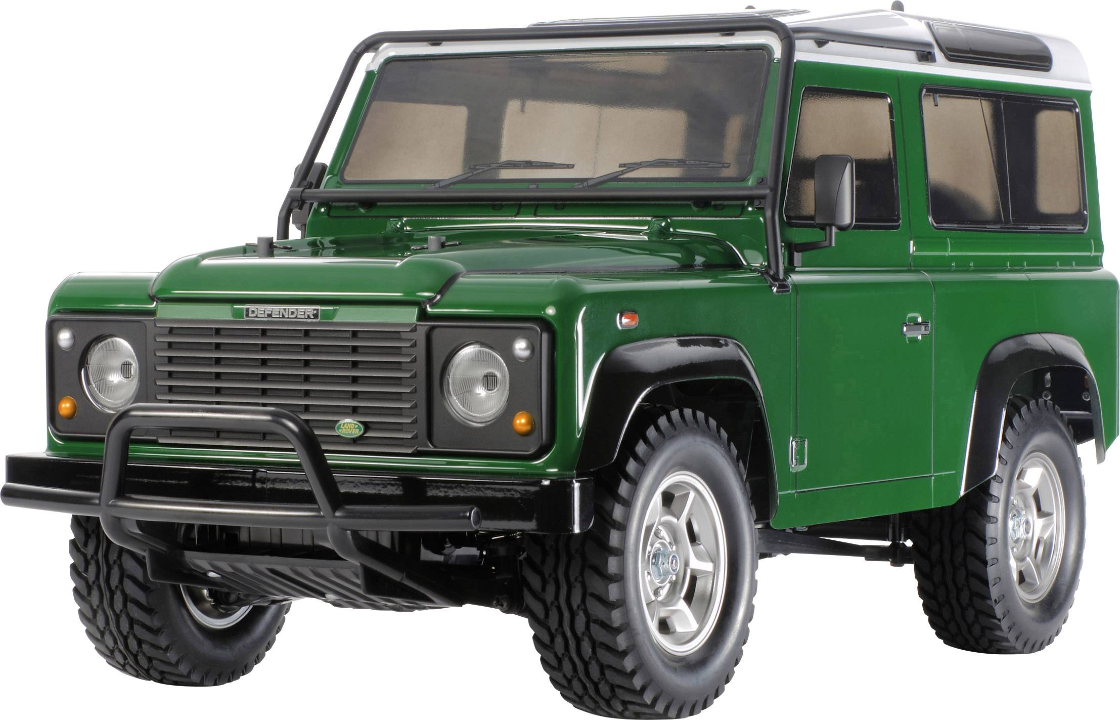 Tamiya Land Rover Defender 90 brushed 1 