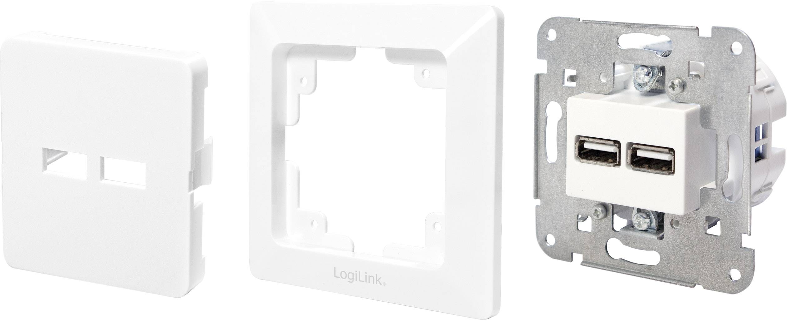 LogiLink PA0163 x2 Prise de charge USB avec USB IP20 blanc-6