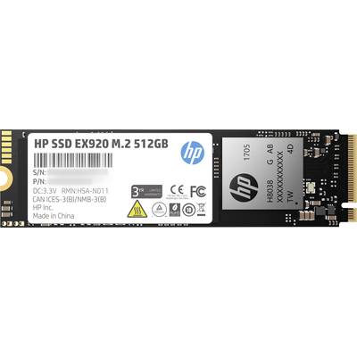 HP EX920 512 GB SSD interne NVMe/PCIe M.2  M.2 NVMe PCIe 3.0 x4 au détail 2YY46AA#ABB