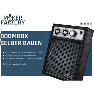 Kit à assembler MAKERFACTORY 150394 MF Boom-Box-Bausatz  1 pc(s)