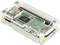 Un Raspberry Pi Zero W dans un boîtier transparent montre la carte mère et les connexions telles que le Micro-USB et l'HDMI.