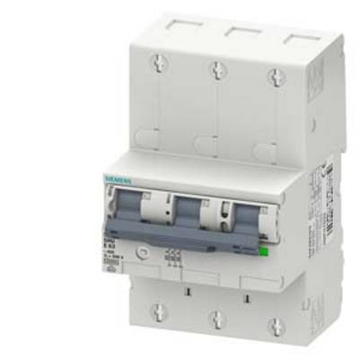 Disjoncteur tripolaire Siemens, modèle 5SY5325-8. Utilisé pour protéger les circuits électriques contre les surcharges et les courts-circuits.