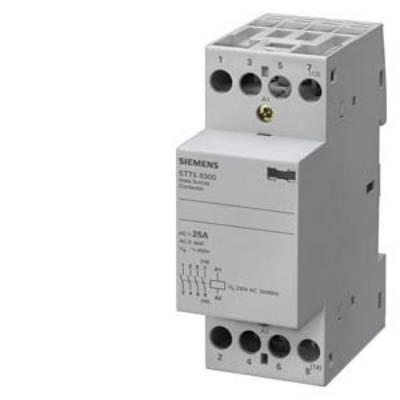 Un contacteur électrique Siemens avec un courant nominal de 25A, adapté pour une utilisation dans des circuits basse tension.