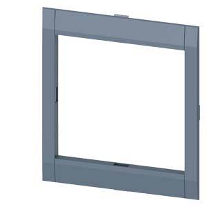 Cadre de couleur gris foncé, de forme carrée et au design simple. Aucun autre détail ou ornement n'est visible.