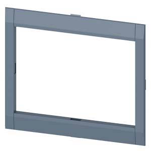 Un cadre rectangulaire, gris foncé, à l'intérieur vide, sans contexte ou décoration supplémentaire.
