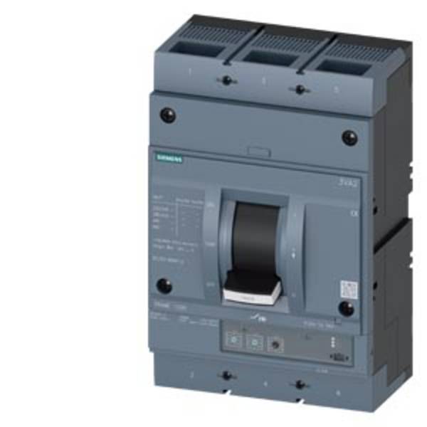 Disjoncteur Siemens 3VA2580-5HL32-0AA0  Plage de réglage (courant): 320 - 800 A Tension de contact (max.): 690 V/AC (l x H x P) 210 x 320 x 120 mm 1 pc(s)