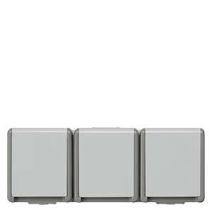 Siemens Gamme d'interrupteurs Prise 2P+T Delta gris 5UB4731 1 pc(s)