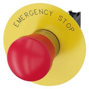 Siemens 3SU11501HA201CG0 3SU1150-1HA20-1CG0 Coup de poing d'arrêt d'urgence 1 pc(s)-0