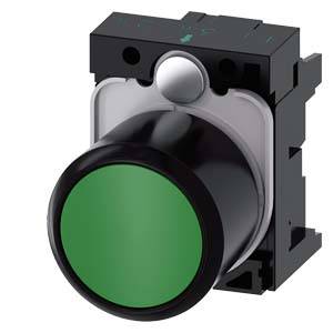 Bouton-poussoir avec course longue Siemens 3SU1200-0EB40-0AA0 1 pc(s)
