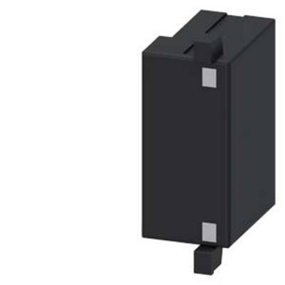 Un composant électronique noir rectangulaire avec trois bornes de connexion visibles, probablement une partie d'un appareil électrique plus grand.
