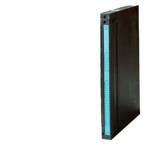 Un composant électronique noir, montré verticalement, avec une barre frontale bleue, probablement un module de contrôle.