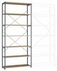 Etagère Planoflex modèle de base avec 7 tablettes Manuflex RP1633.6011