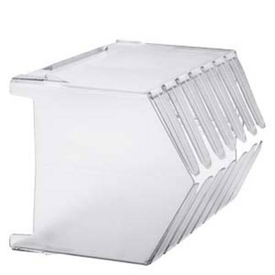 Un présentoir transparent en acrylique avec des compartiments inclinés pour la présentation ou le placement de documents. Idéal pour les bureaux ou les espaces de vente.