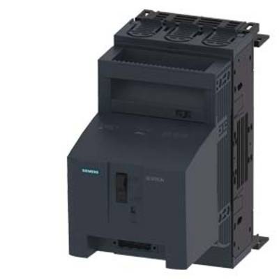 Un appareil noir Siemens, probablement un composant électrique, avec un boîtier rectangulaire, des connexions enfichables en haut et le logo Siemens.