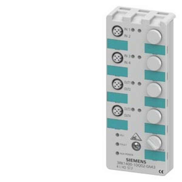 Siemens 3RK1400-1DQ02-0AA3 API - Module E/S 24 V/DC