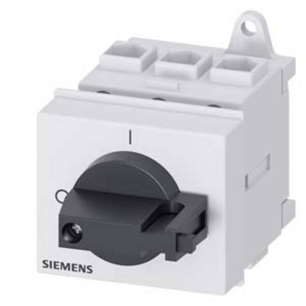Interrupteur à coupure en charge;   noir 3 pôles 16 mm² 32 A  690 V/AC  Siemens 3LD22300TK11
