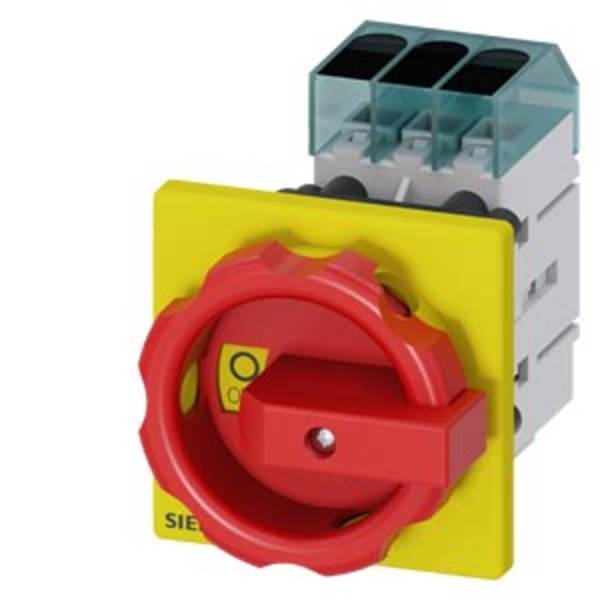Interrupteur à coupure en charge;   rouge, jaune 3 pôles 16 mm² 16 A  690 V/AC  Siemens 3LD30540TK53