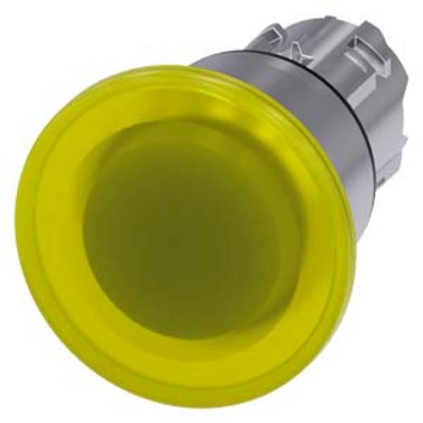 Bouton-poussoir coup de poing illuminable Siemens 3SU1051-1BA30-0AA0 1 pc(s)