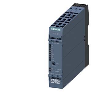 Module d'automatisation industrielle de forme rectangulaire avec plusieurs possibilités de connexion, pour les systèmes de contrôle de Siemens.