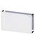 Un dispositif technique rectangulaire et moderne avec un boîtier blanc. Probablement un filtre électronique ou un composant de ventilation.