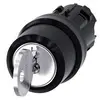 Commutateur à clé Siemens 3SU1000-4BL41-0AA0 2 x 45 ° 1 pc(s)