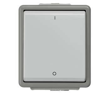 Siemens Gamme d'interrupteurs Interrupteur pour stores Delta gris 5TA4702 1 pc(s)