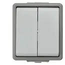Siemens Gamme d'interrupteurs Interrupteur pour stores Delta gris 5TA4708 1 pc(s)