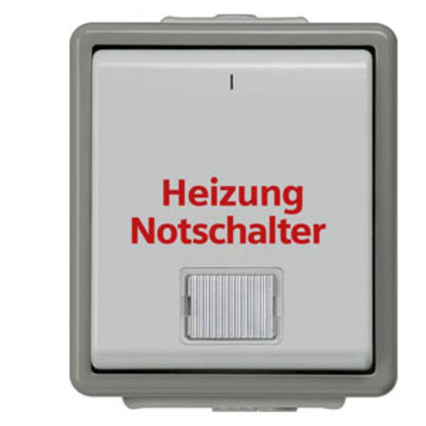 Siemens Gamme d'interrupteurs   Interrupteur pour stores Delta gris 5TA4742 1 pc(s)