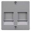 Siemens Gamme d'interrupteurs Cache Bloc jack modulaire aluminium 5TG2124 1 pc(s)