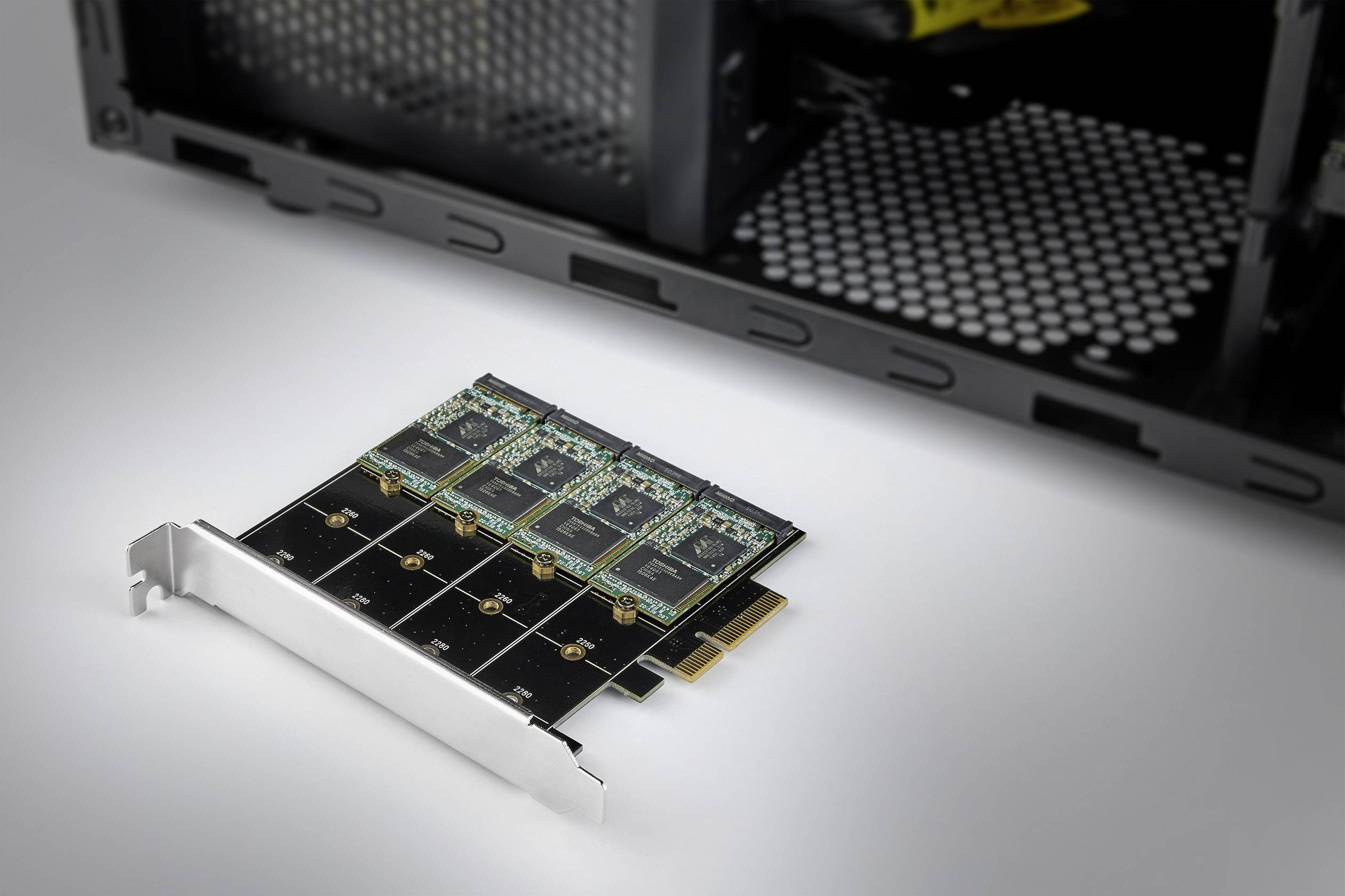 Carte contrôleur RAID Renkforce PCIe x4 4 ports Conrad.fr