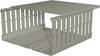 Weidmüller 2588630000 Goulotte de câblage (L x l x H) 2 m x 40 mm x 100 mm 8 pc(s) gris